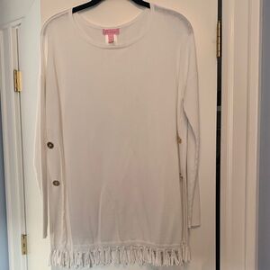 Lilly Pulitzer White Knit Top
